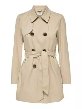 Пальто ONLY Between-Seasons Coat ONLValerie, светло-коричневый
