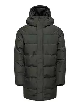 Пальто Only & Sons Between-Seasons Coat CARL, темно-зеленый