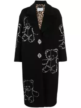 Пальто оверсайз Castoni Teddy Bear Philipp Plein, черный