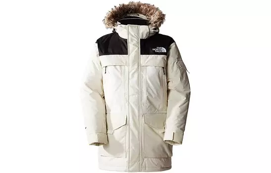 Пальто-парка мужское белое The North Face, белый