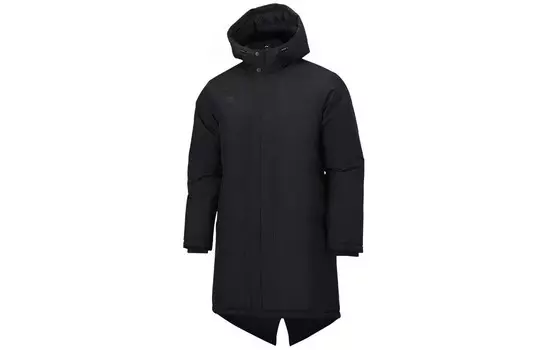 Пальто-парка мужское черное Lining, черный