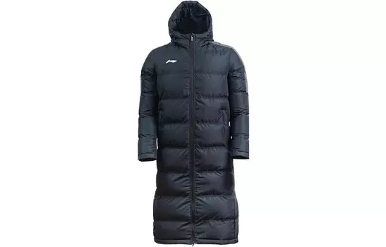 Пальто-парка мужское черное Lining, черный