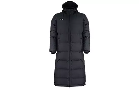 Пальто-парка мужское черное Lining, черный