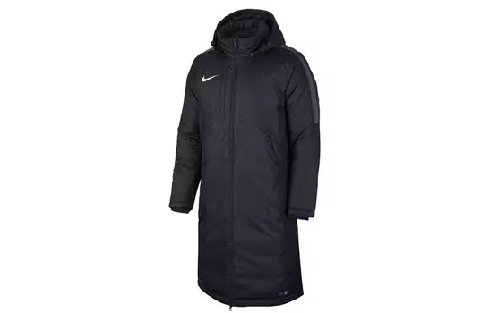 Пальто-парка мужское черное Nike, черный