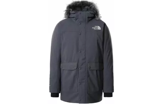 Пальто-парка мужское черное The North Face, черный