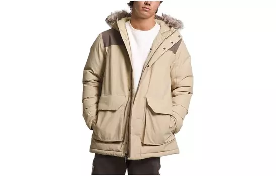 Пальто-парка мужское хаки The North Face, хаки