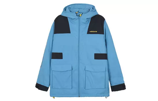Пальто-парка мужское синее Adidas Originals, синий
