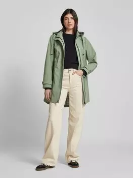 Пальто-парка прямого кроя с водоотталкивающей функцией s.Oliver RED LABEL, хаки