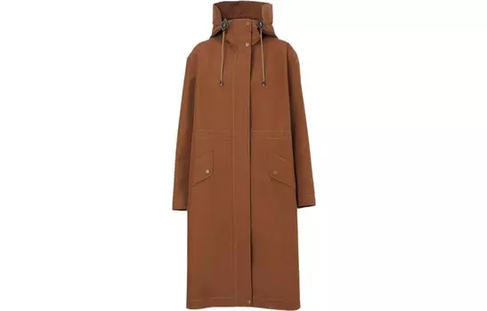 Пальто-парка женское Burberry, темно-коричневый