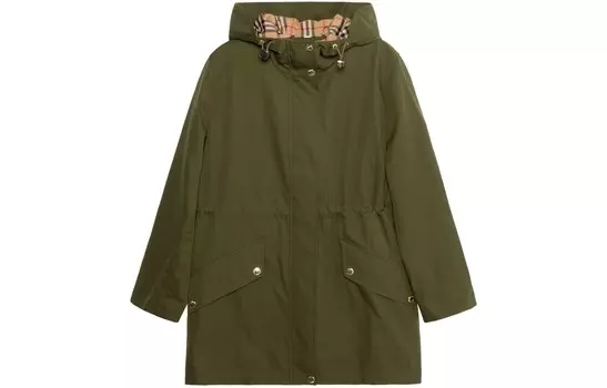 Пальто-парка женское Burberry, зеленый