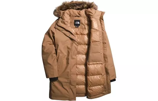 Пальто-парка женское коричневое The North Face