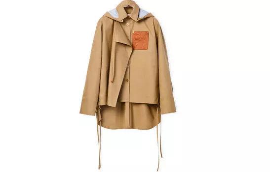 Пальто-парка женское Loewe, карамельный