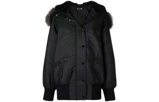 Пальто-парка женское Miu Miu, черный