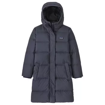 Пальто Patagonia Kid's Silent Down Parka, цвет Smolder Blue