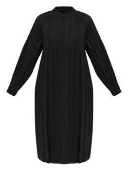Пальто плиссированное Pleats Please Issey Miyake, черный