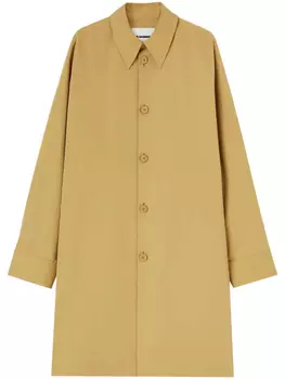 Пальто по колено Jil Sander, нейтральный