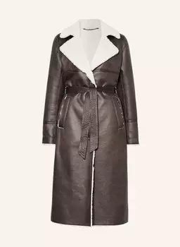 Пальто под кожу Lilienfels, коричневый