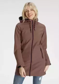 Пальто Polarino Softshell, ветронепроницаемое, водоотталкивающее и дышащее, цвет Rose
