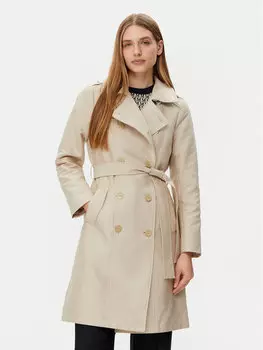 Пальто прямого кроя 251-GSELAM Morgan, бежевый