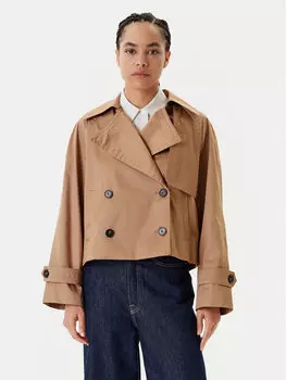 Пальто прямого кроя 2RGCDW034 United Colors Of Benetton, бежевый