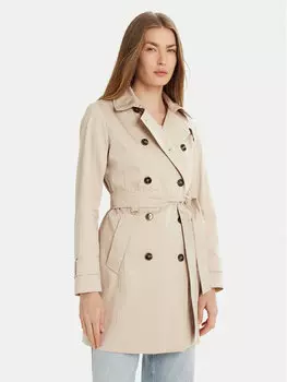 Пальто прямого кроя Roseto 2513021021 Marella, бежевый