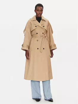 Пальто прямого кроя TD0029 Vicolo, бежевый