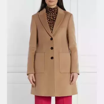 Пальто Radiance с добавлением шерсти Max&Co., коричневый