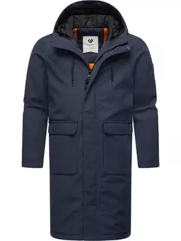 Пальто ragwear Mr Them Long, темно-синий