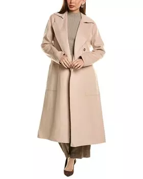 Пальто Reiss Sasha из смесовой шерсти, коричневый