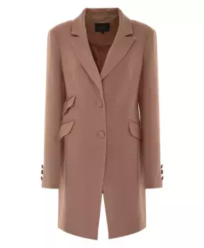 Пальто с декоративными пуговицами Kocca, коричневый