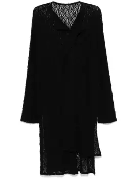 Пальто с длинными рукавами Yohji Yamamoto, черный