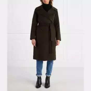 Пальто с добавлением шерсти Liu Jo, хаки