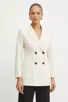 Пальто с добавлением шерсти Marella, бежевый