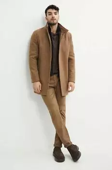 Пальто с добавлением шерсти Medicine, коричневый