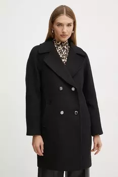 Пальто с добавлением шерсти Morgan, черный