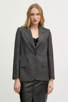 Пальто с добавлением шерсти Sisley, серый