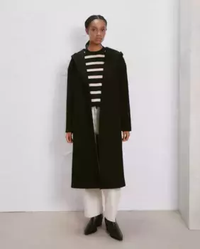 ПАЛЬТО С КАПЮШОНОМ Easy Wear, черный