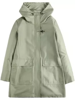 Пальто с капюшоном Fay, зеленый