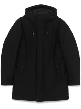 Пальто с капюшоном Herno, черный
