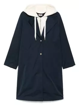 Пальто с капюшоном LIU JO, синий