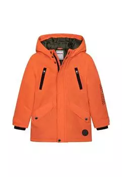Пальто с капюшоном Minoti, оранжевый