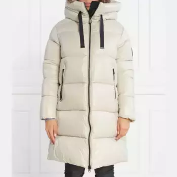 Пальто с капюшоном Save The Duck, бежевый