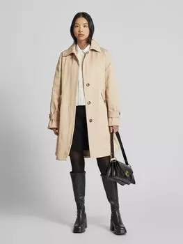 Пальто с карманами-клапанами модель «JOLANDA» Cinque, бежевый