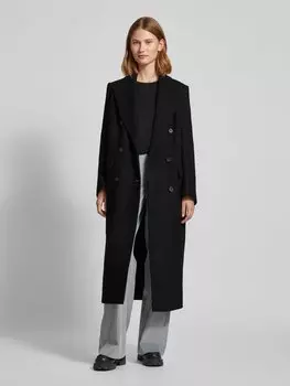 Пальто с карманами-клапанами модель «WORCESTER» Drykorn, черный