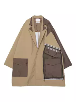 Пальто с карманами Yoshiokubo, нейтральный