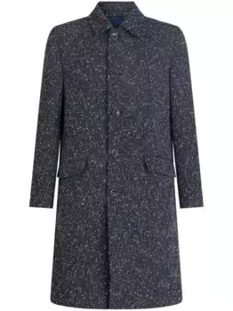 Пальто с контрастной отделкой ETRO, серый