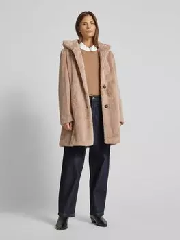 Пальто с отделкой из искусственного меха Betty Barclay, бежевый