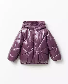 Пальто с переливающимися блестками Sfera, фиолетовый