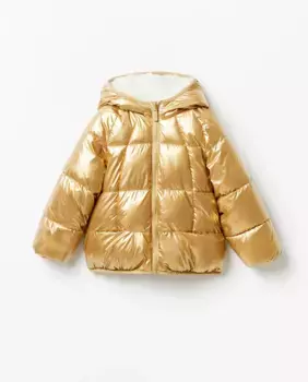 Пальто с переливающимися блестками Sfera, золотой