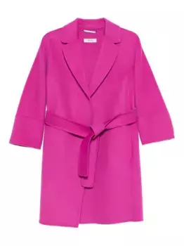 Пальто с поясом Arona 'S Max Mara, розовый